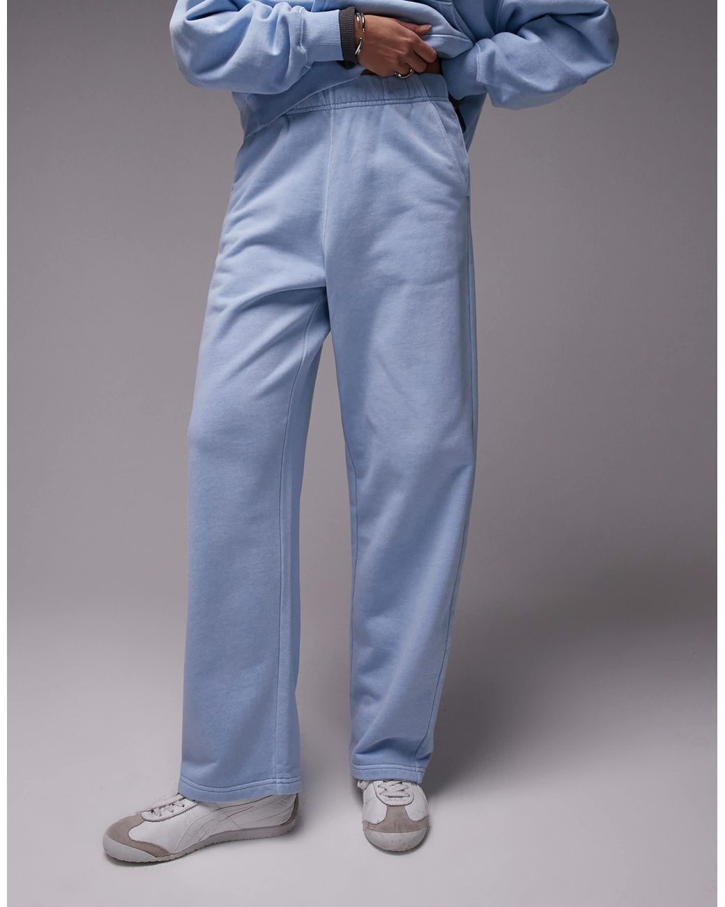 Carhartt Blue – benton – jogginghose aus sweatshirt-stoff