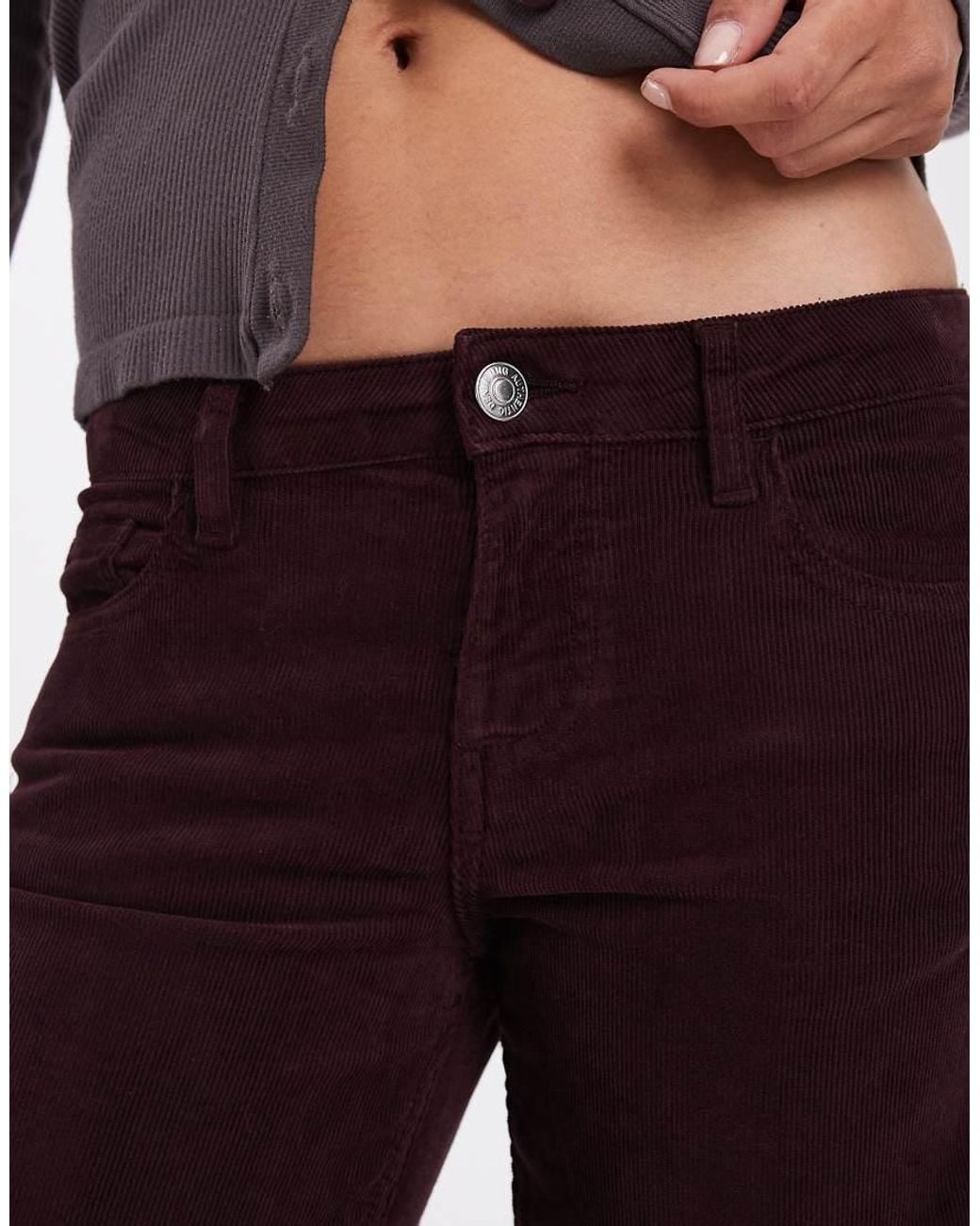 Mango Blue Teen Straight Cord Jean
