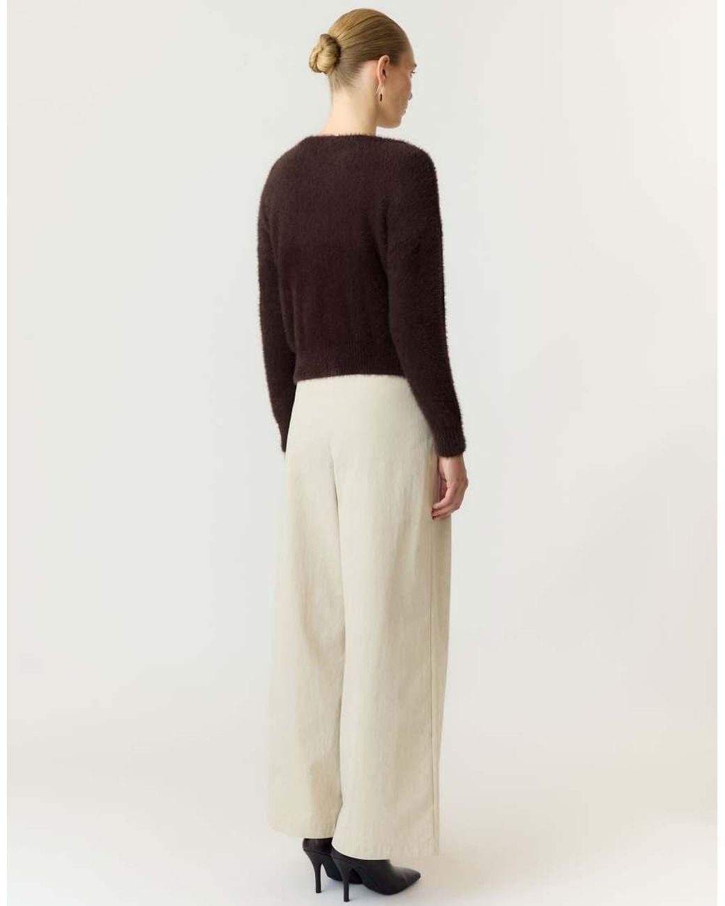 Y.A.S Black Knitted Cardigan