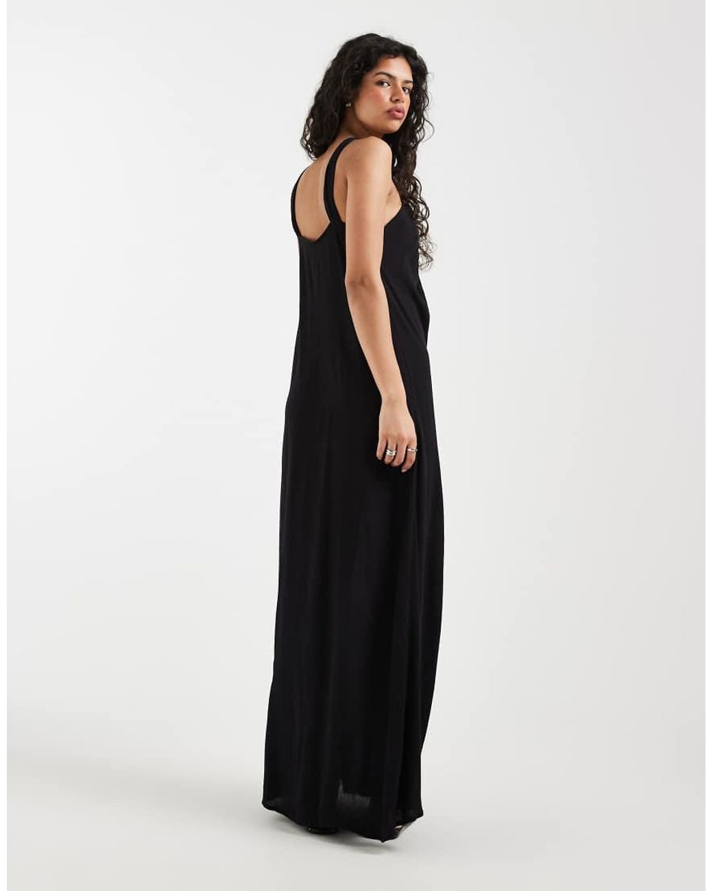 Vero Moda White Knot Detail Halter Neck Maxi Dress