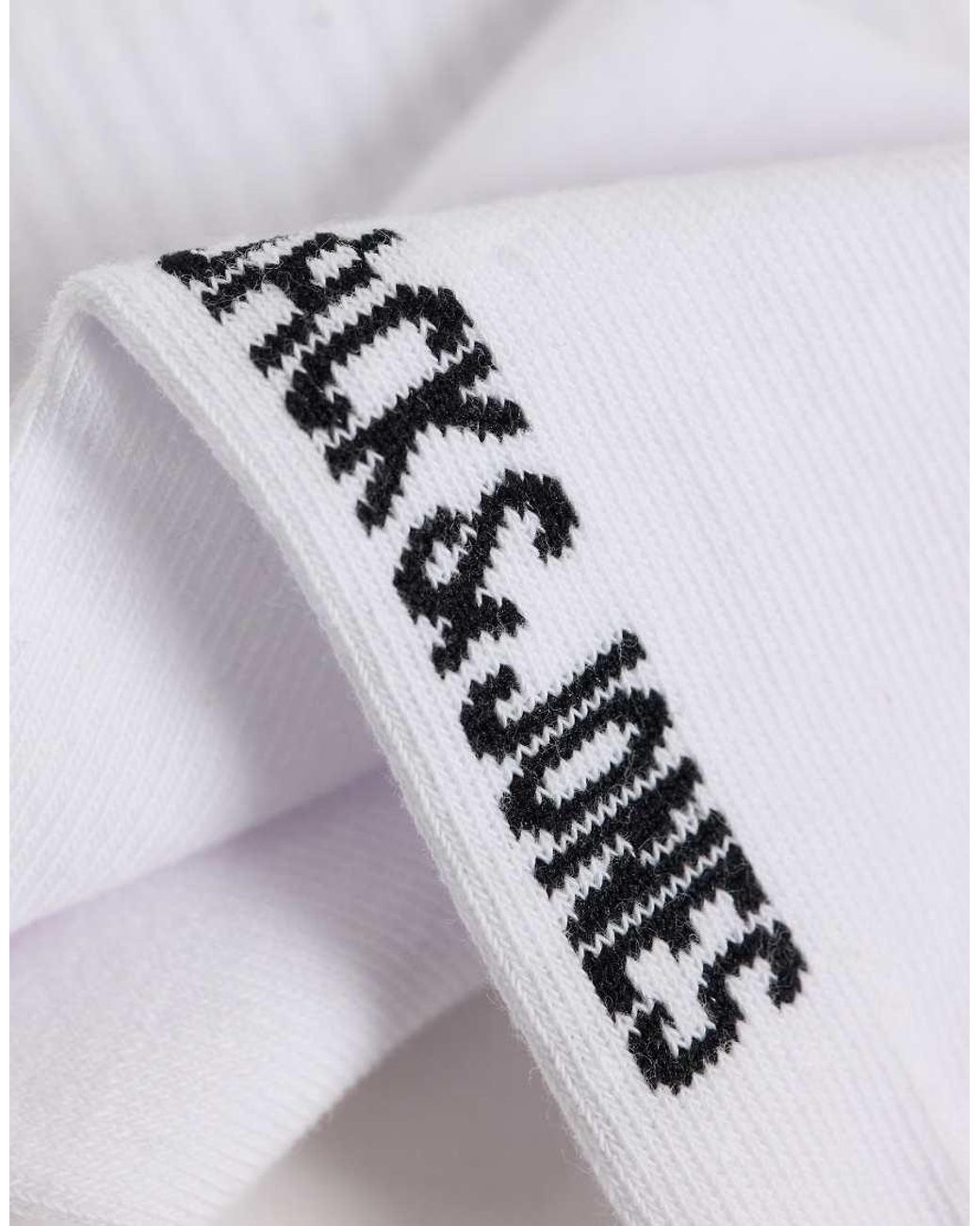 Jack & Jones White 3 Pack Striped Tennis Socks for men