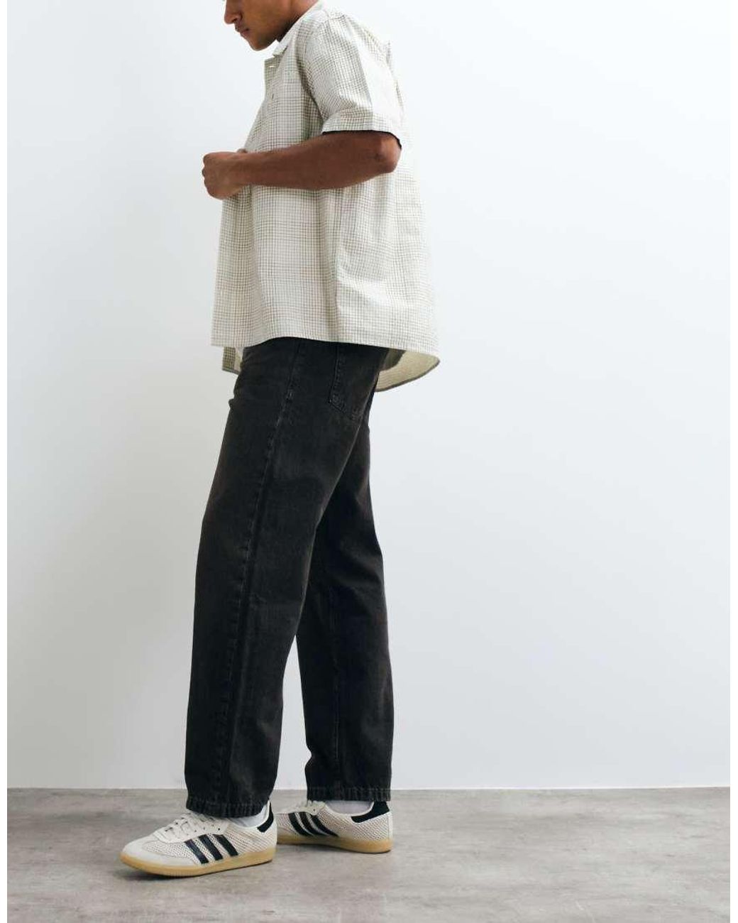 Jack & Jones White Eddie Loose Jeans for men