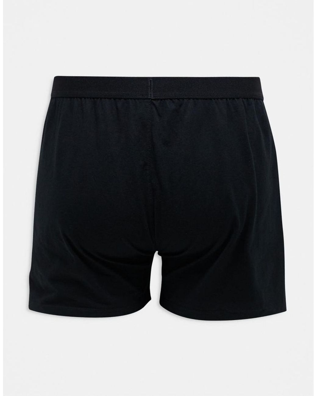 Pack De 3 Calzoncillos Bóxer Negros De ASOS de hombre de color Black
