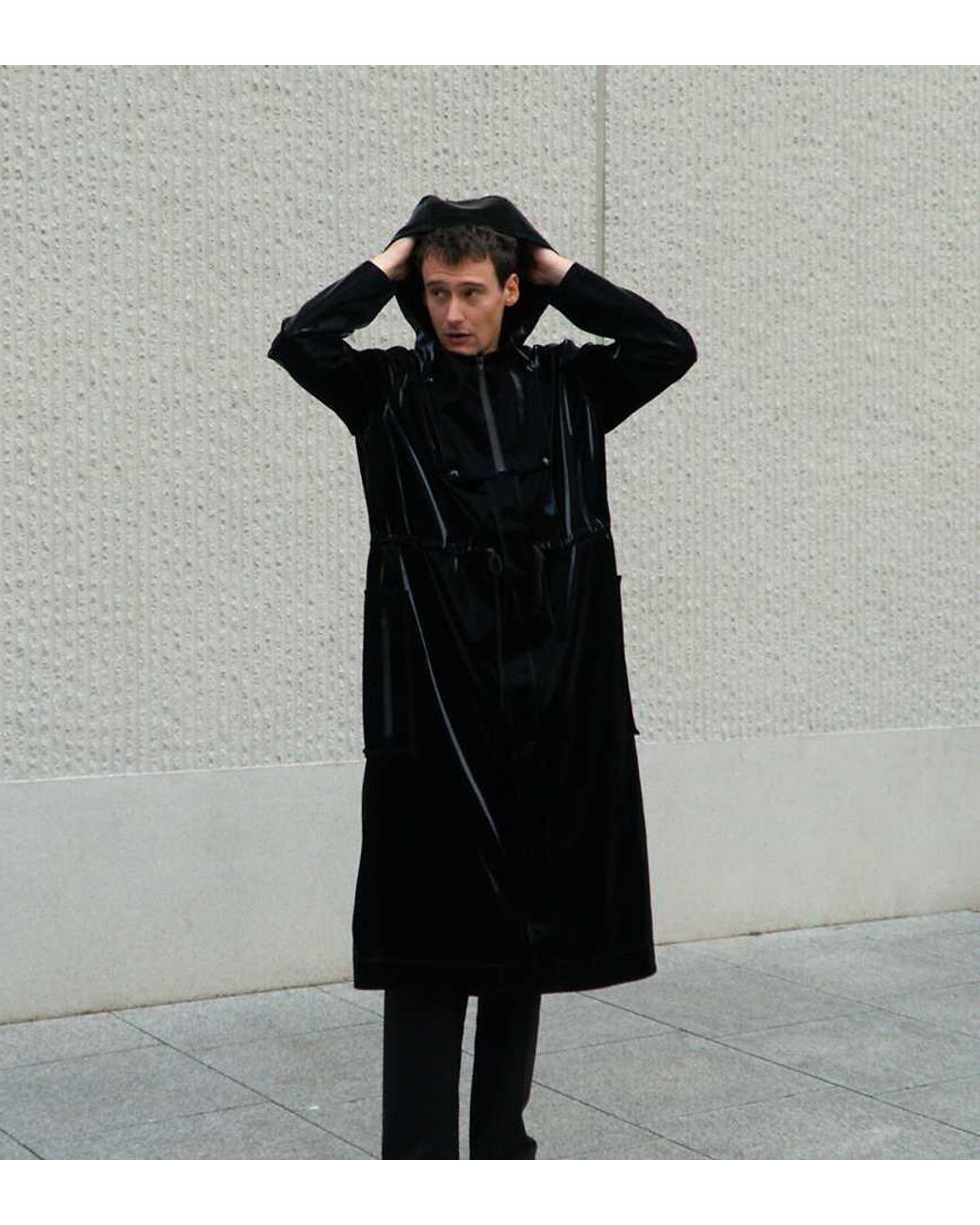 Vintage vinyl raincoat hot sale