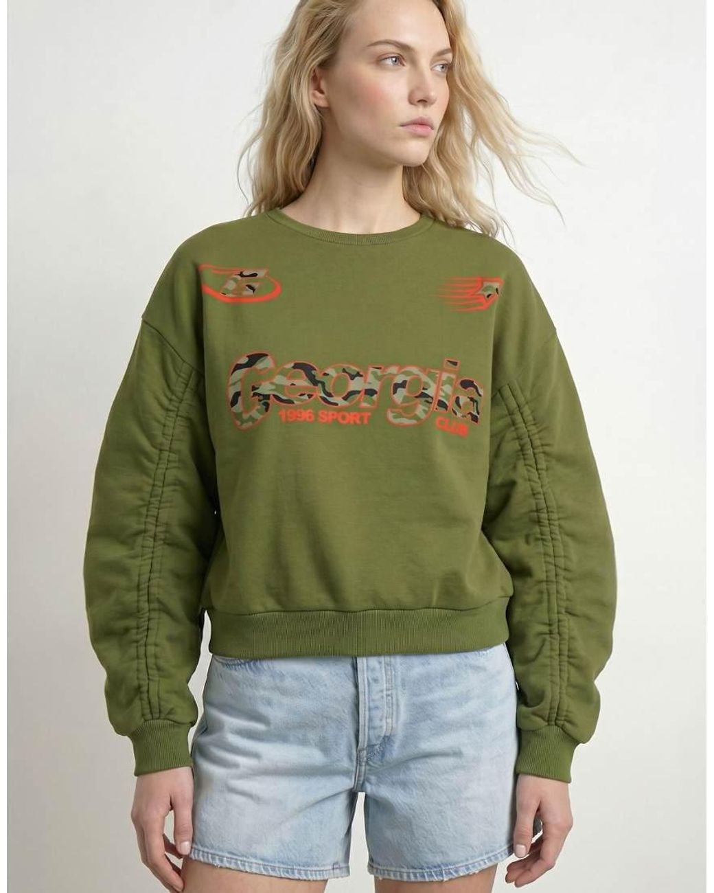 HYPEDROP Green Sweatshirt