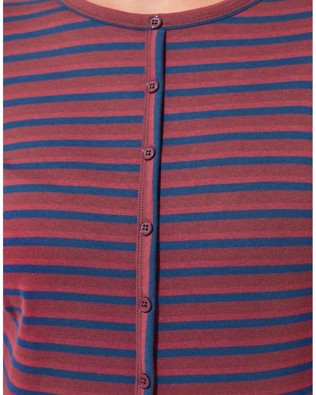 Yours Clothing Purple Stripe Button Up Top