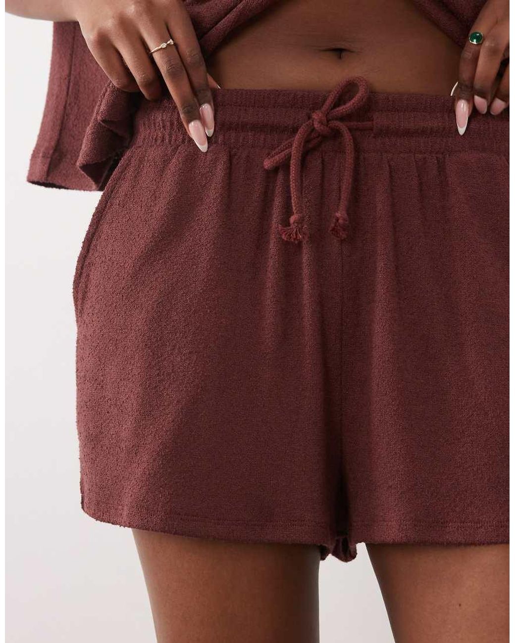 ASOS Textured Knit Runner Short Co-Ord