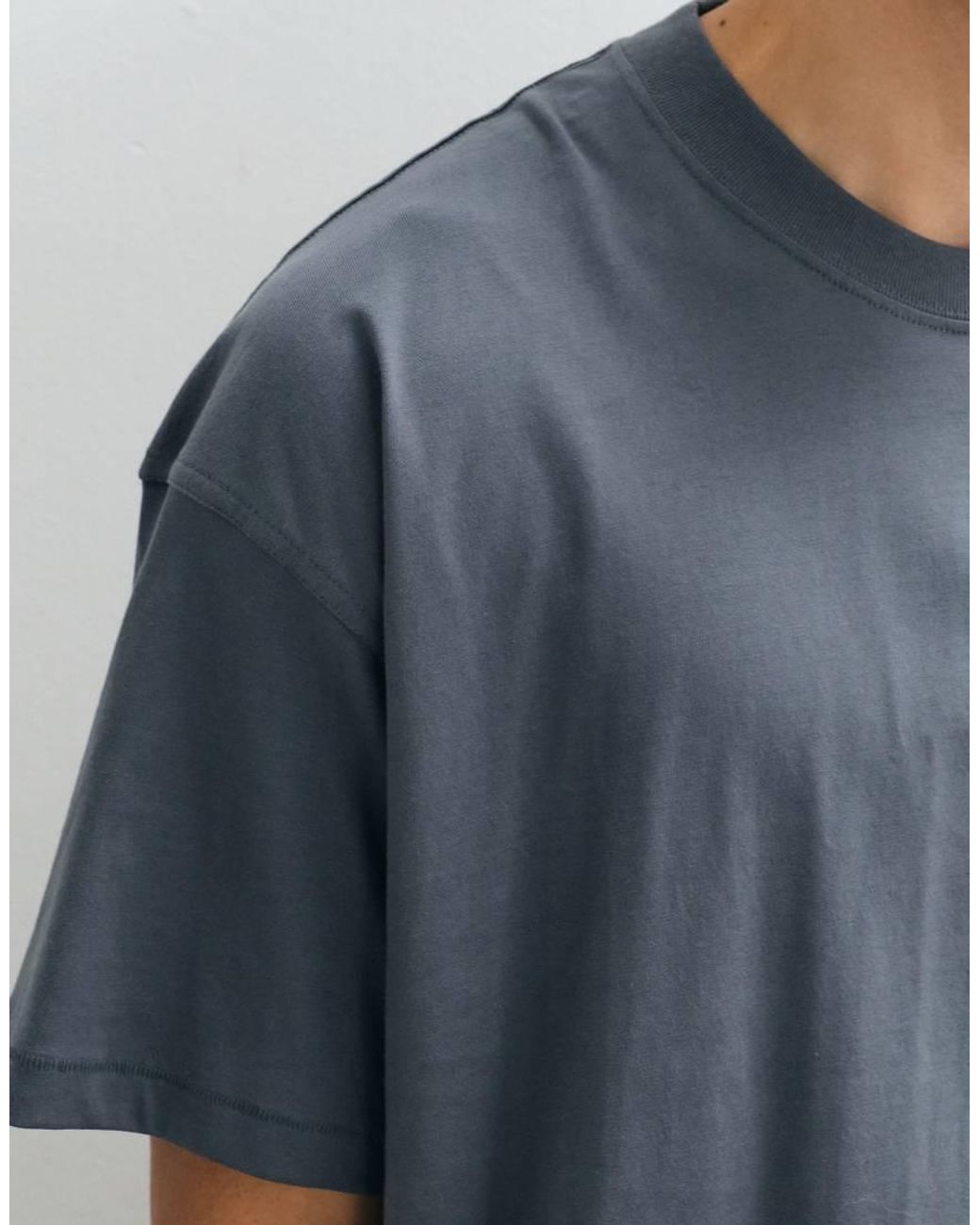 Weekday Blue Boxy Fit Oversized T-shirt for men