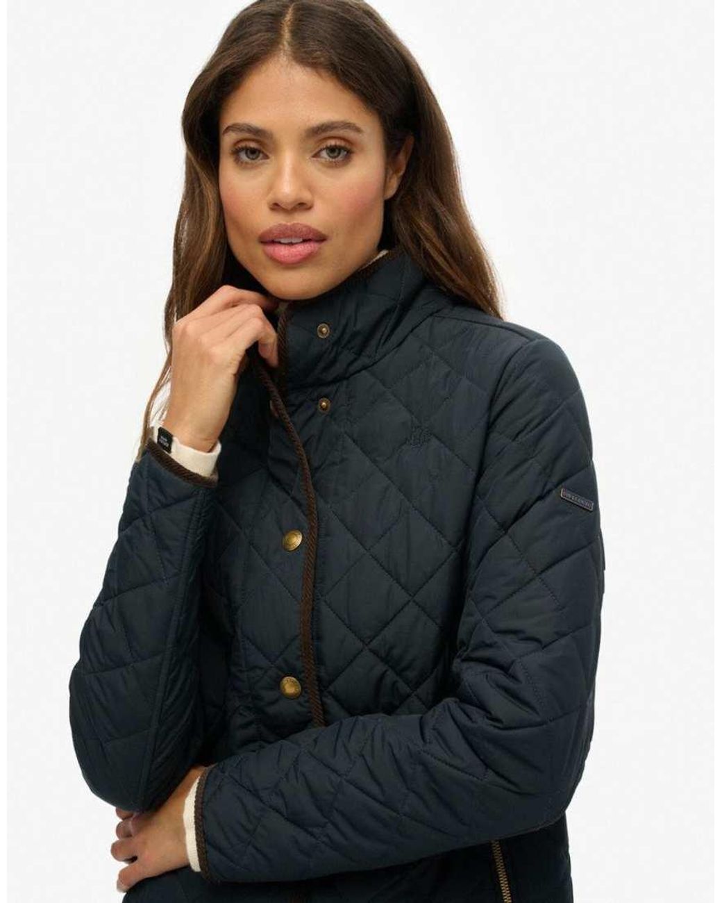 Superdry Blue Estate Country Liner Jacket