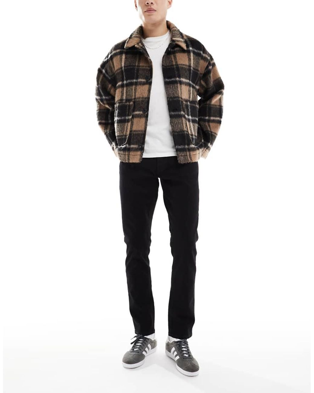Jack & Jones Black Intelligence Glenn Slim Tapered Fit Jeans for men