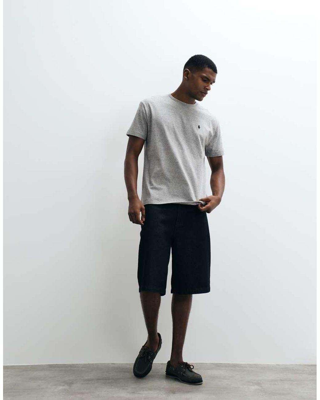 Polo Ralph Lauren White Icon Logo Classic Short Sleeve T-Shirt for men
