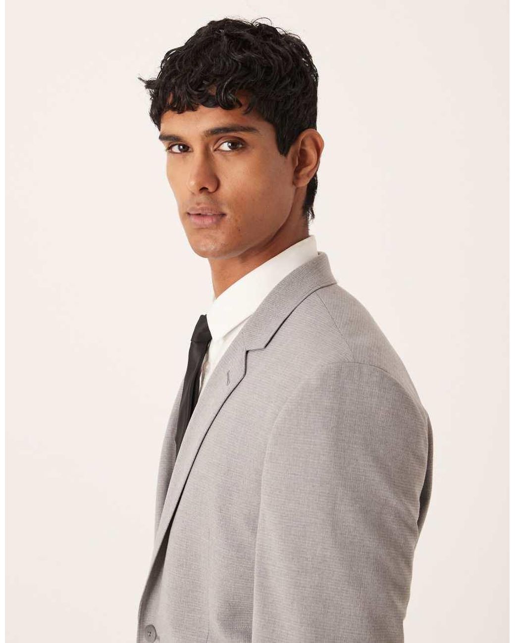 ASOS Gray Slim Suit Jacket for men