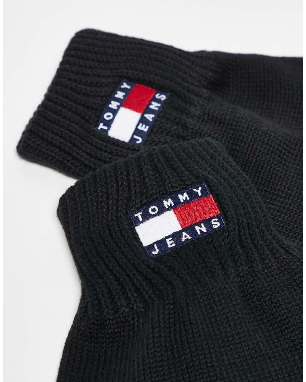 Tommy Hilfiger Black Gloves for men