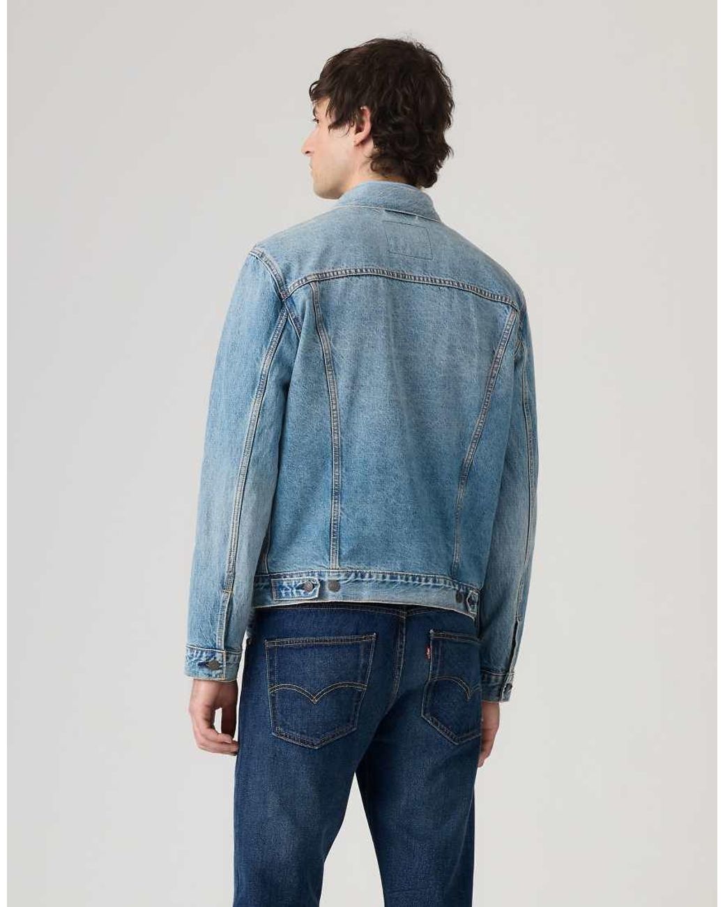 Levi's Blue Corduroy Trucker Jacket for men