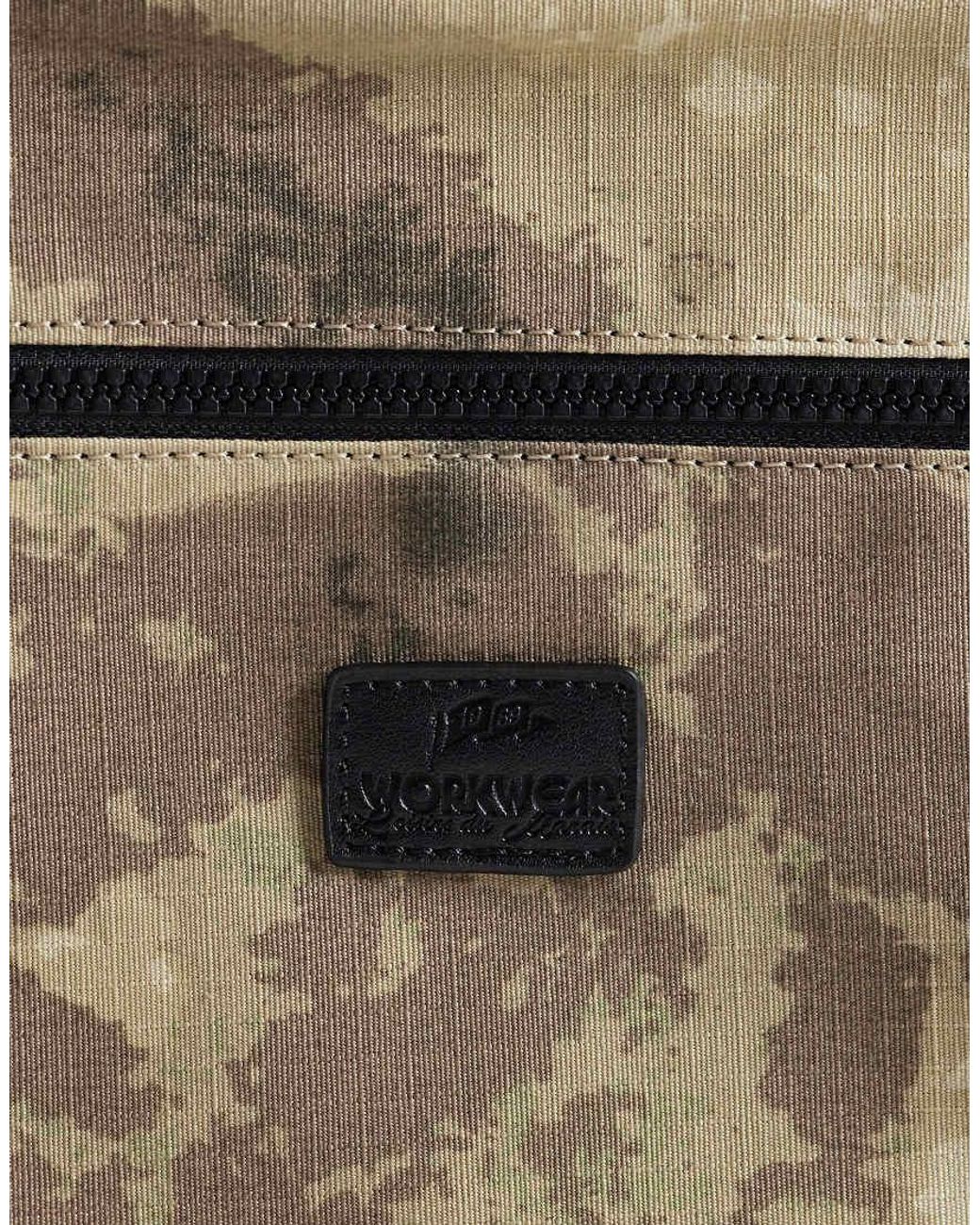 ASOS Green Relaxed Camo Print Nylon Backpack for men