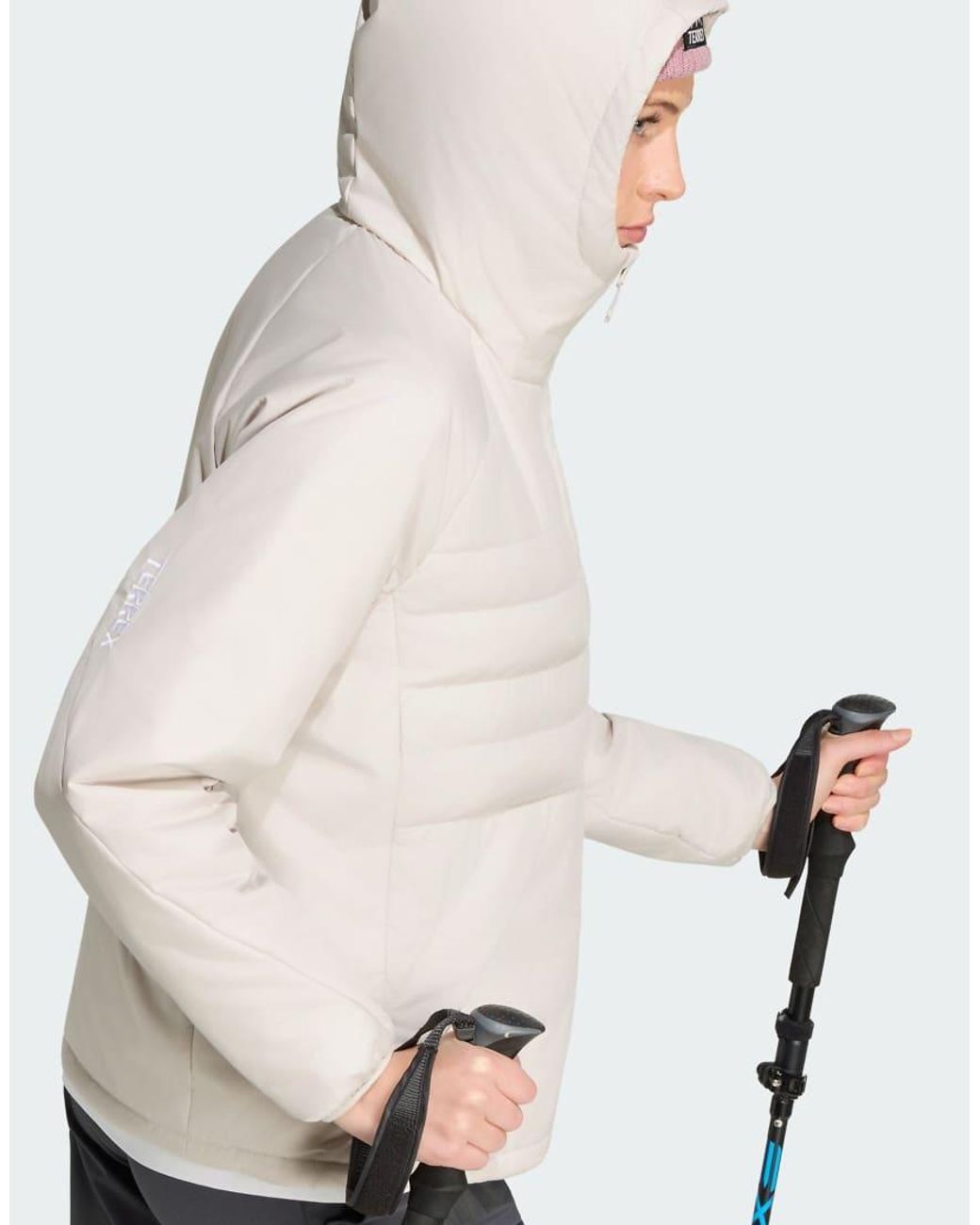 Adidas Originals Pink Terrex Multi Climawarm Insulated Hooded Jacket