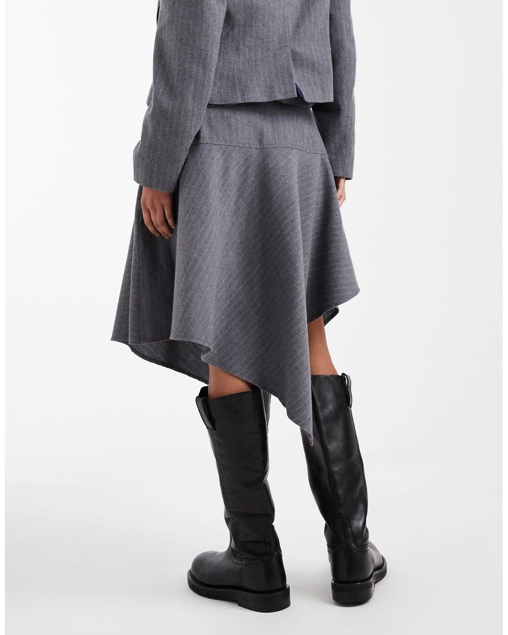 Collusion Blue Midi Skirt