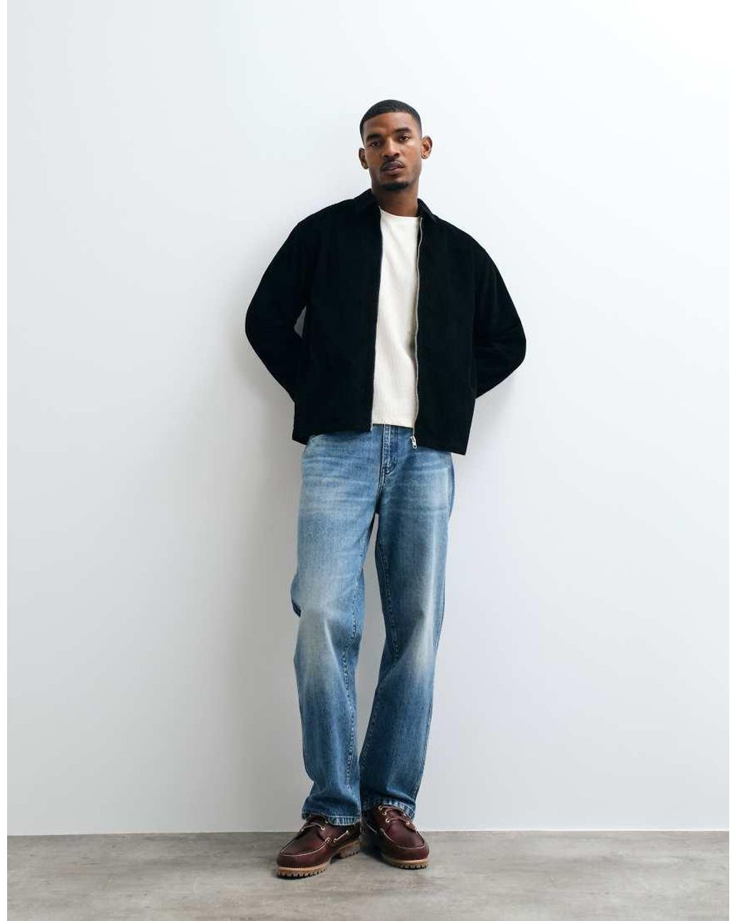 JJ Rebel Blue Corduroy Overshirt for men