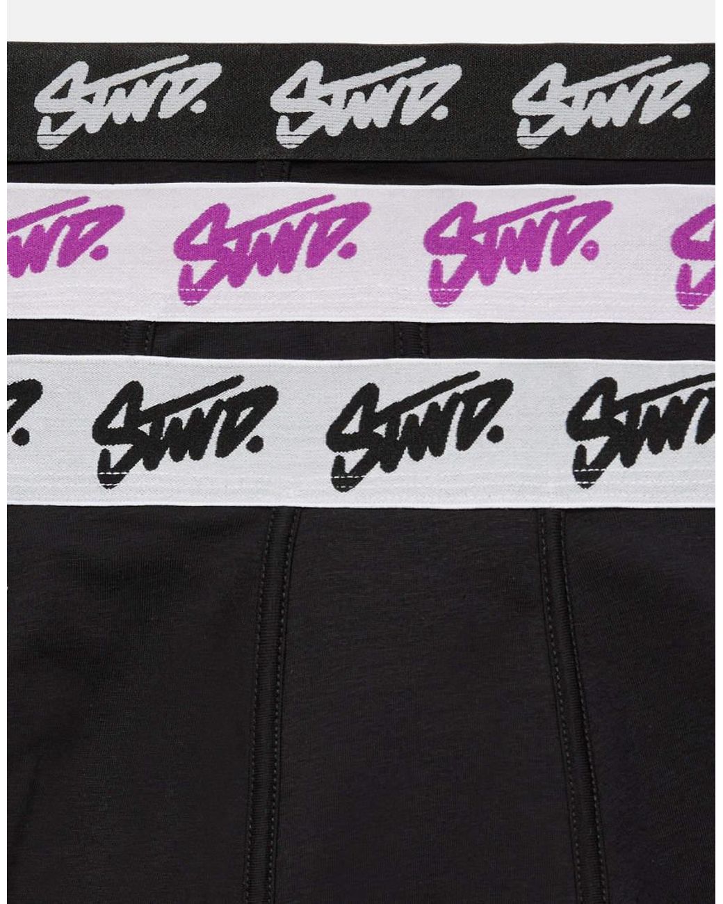 Pull&Bear Set Van 3 Stwd Boxers in het Black voor heren