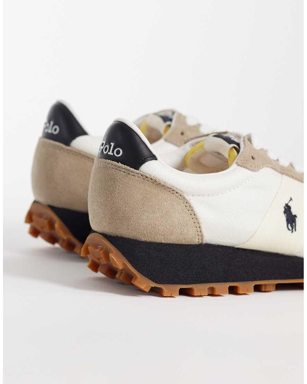Polo Ralph Lauren White Trail 125 Panelled Sneakers