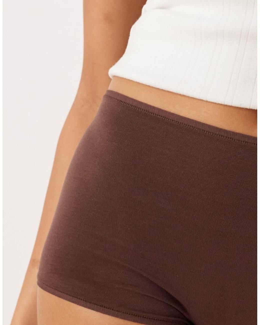 agon® White Micro Shorts