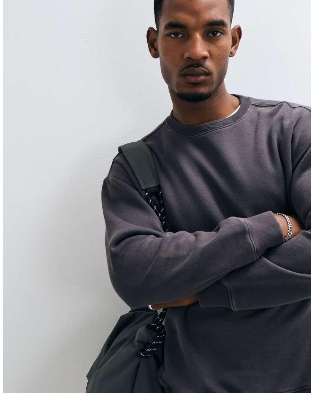 Only & Sons Blue Relaxed Fit Crew Neck Sweatshirt Co-ord for men