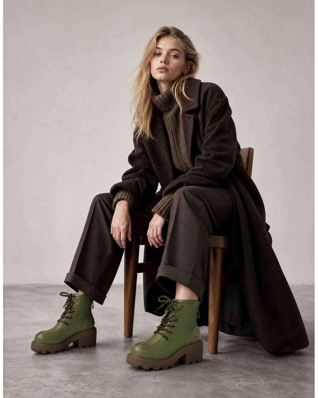 Melissa Green Track Utility Boot