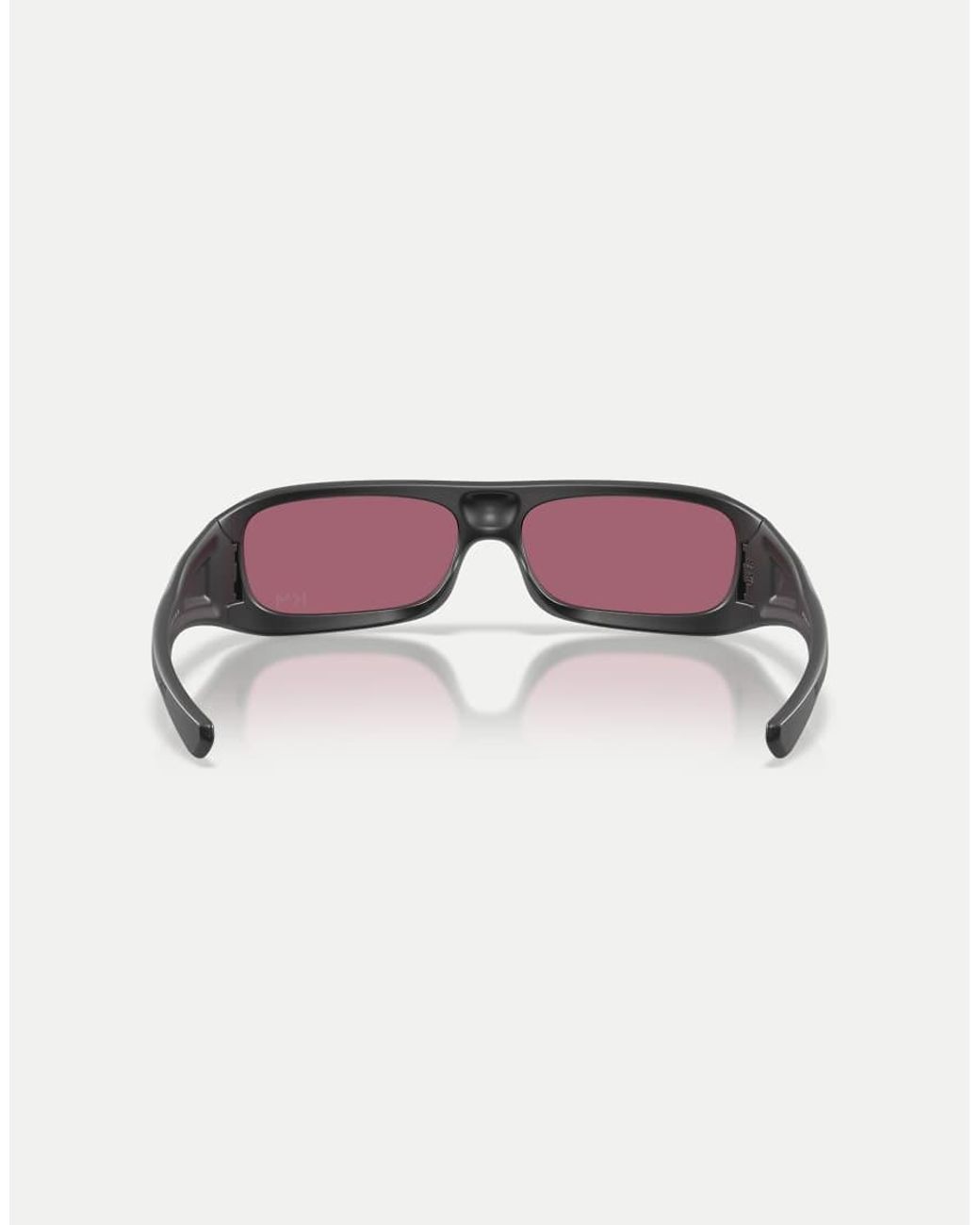 Oakley Purple Kylian Mbappé Signature Series Permian Rectangle Sunglasses With Mirrored Lens