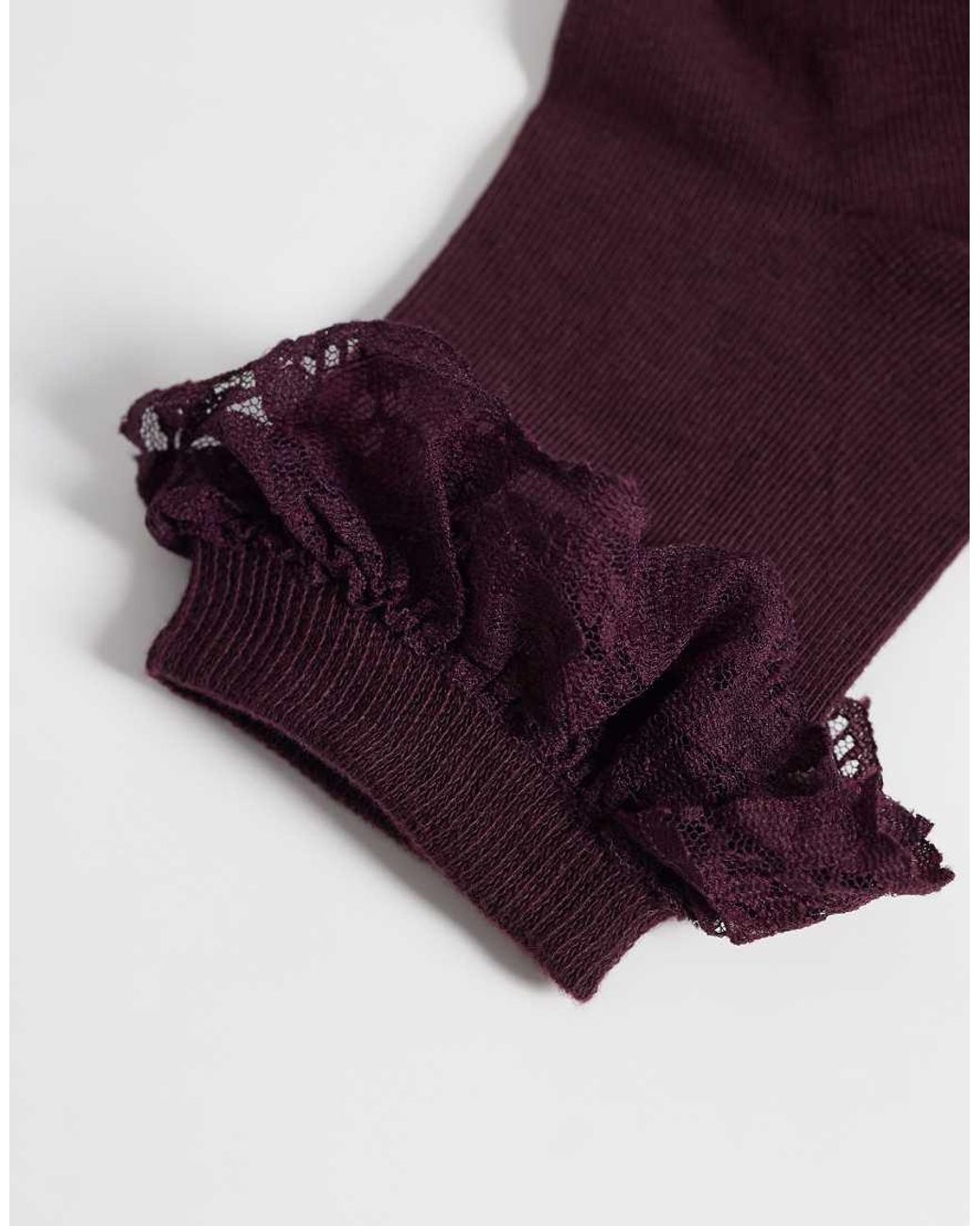 Dr. Martens Purple Frill Socks