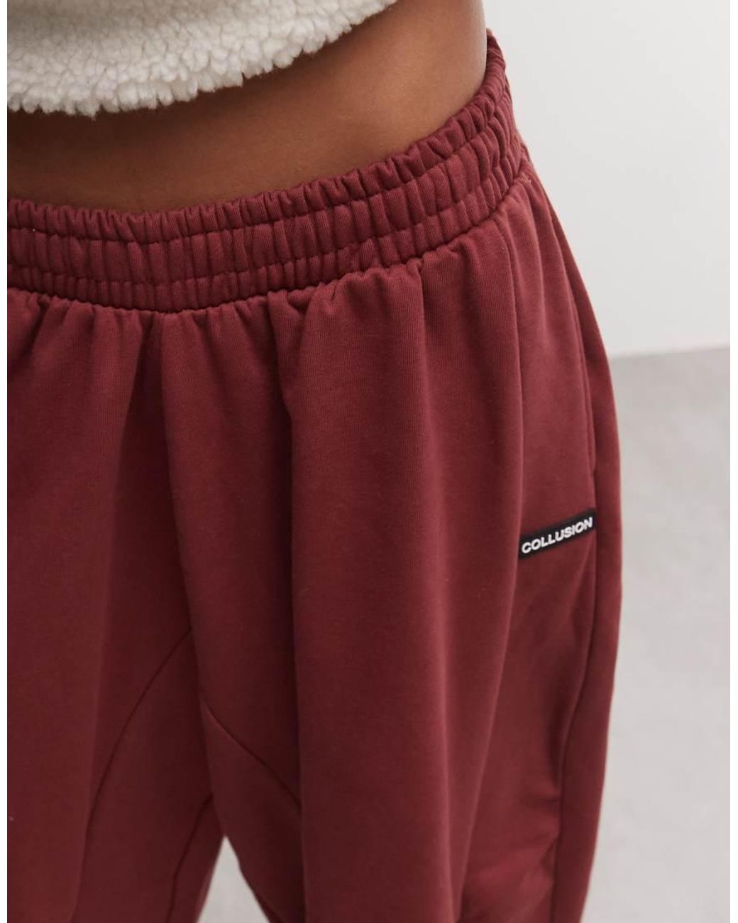 Collusion Red Xl baggy jogger