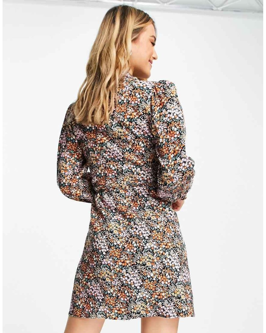 & Other Stories Multicolor Wrap Shirt Dress