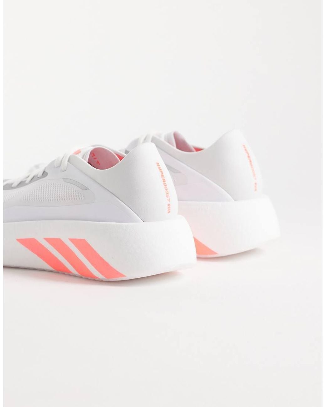 Adidas Originals White Adidas Running Hyperboost Run Trainers