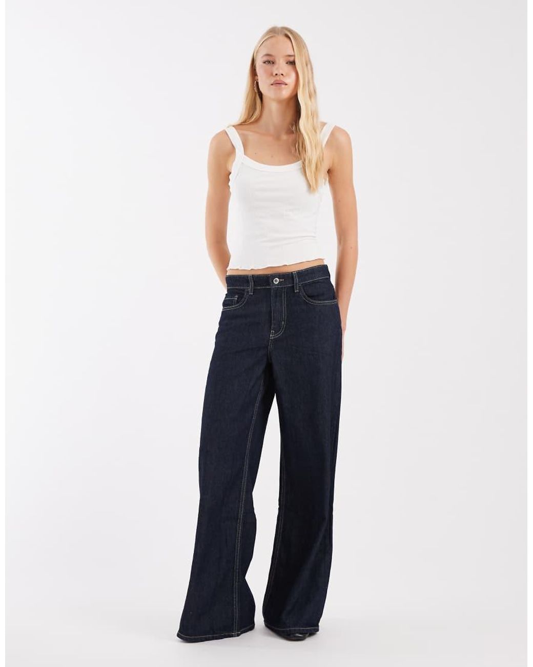 Free People White So Soft Seamless Scoop Tank Top