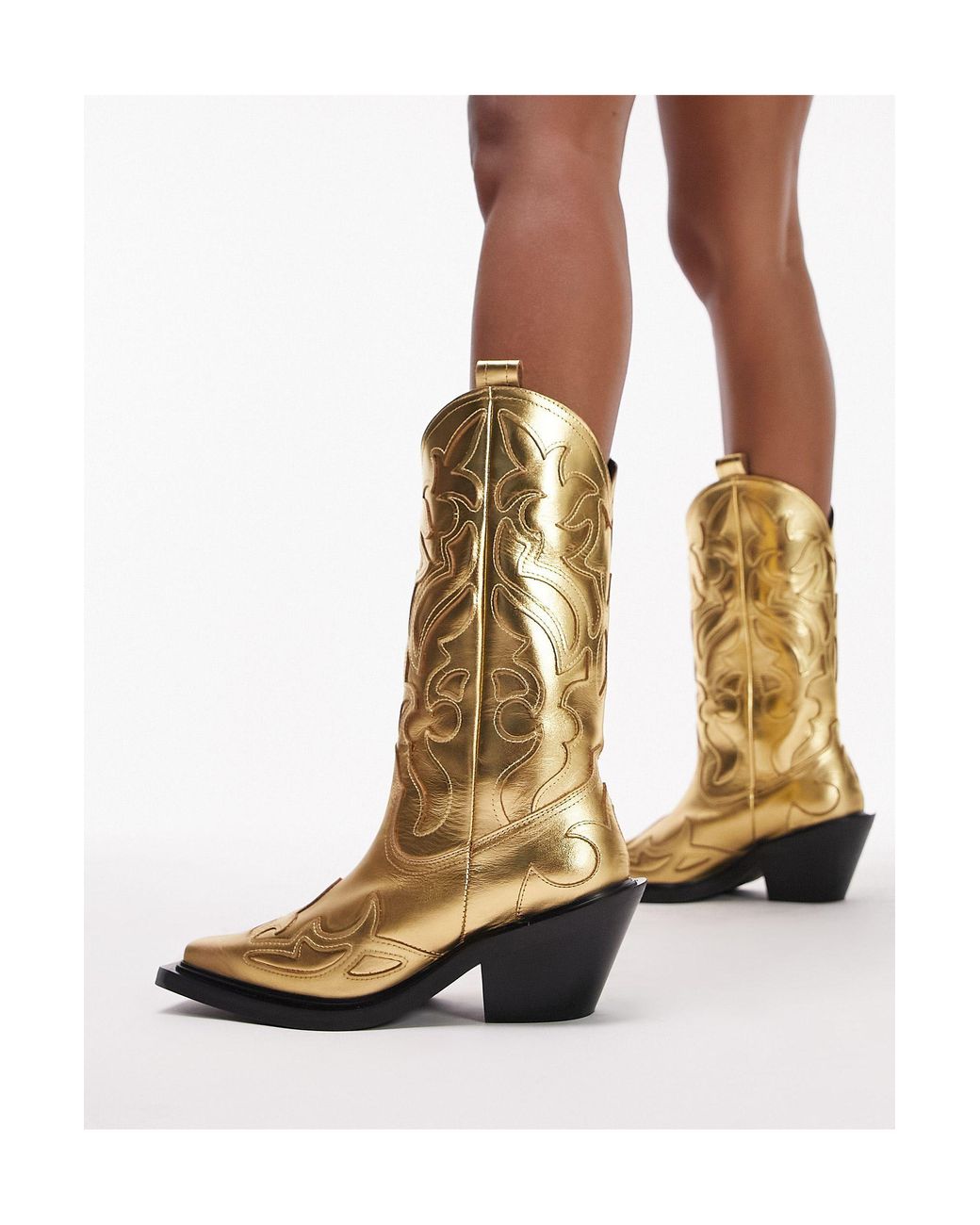 Botas doradas 2020 cheap