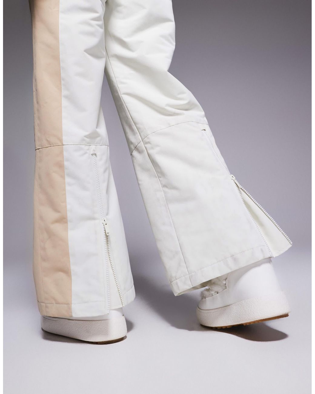 Threadbare Gray Ski Two-tone Ski Suit