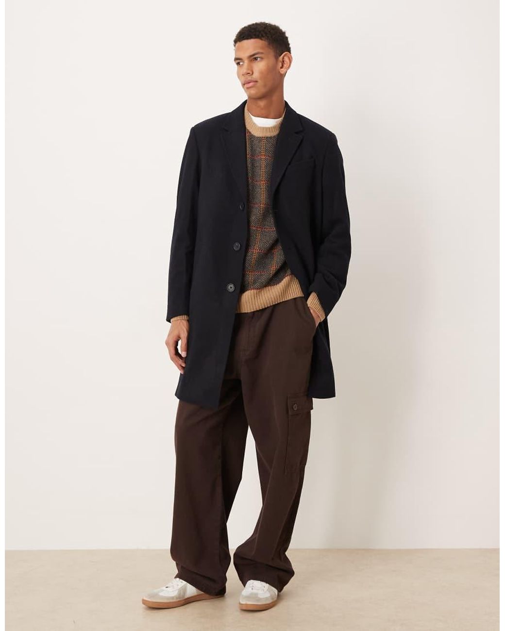 Cappotto Sartoriale di Mango in Blue da Uomo