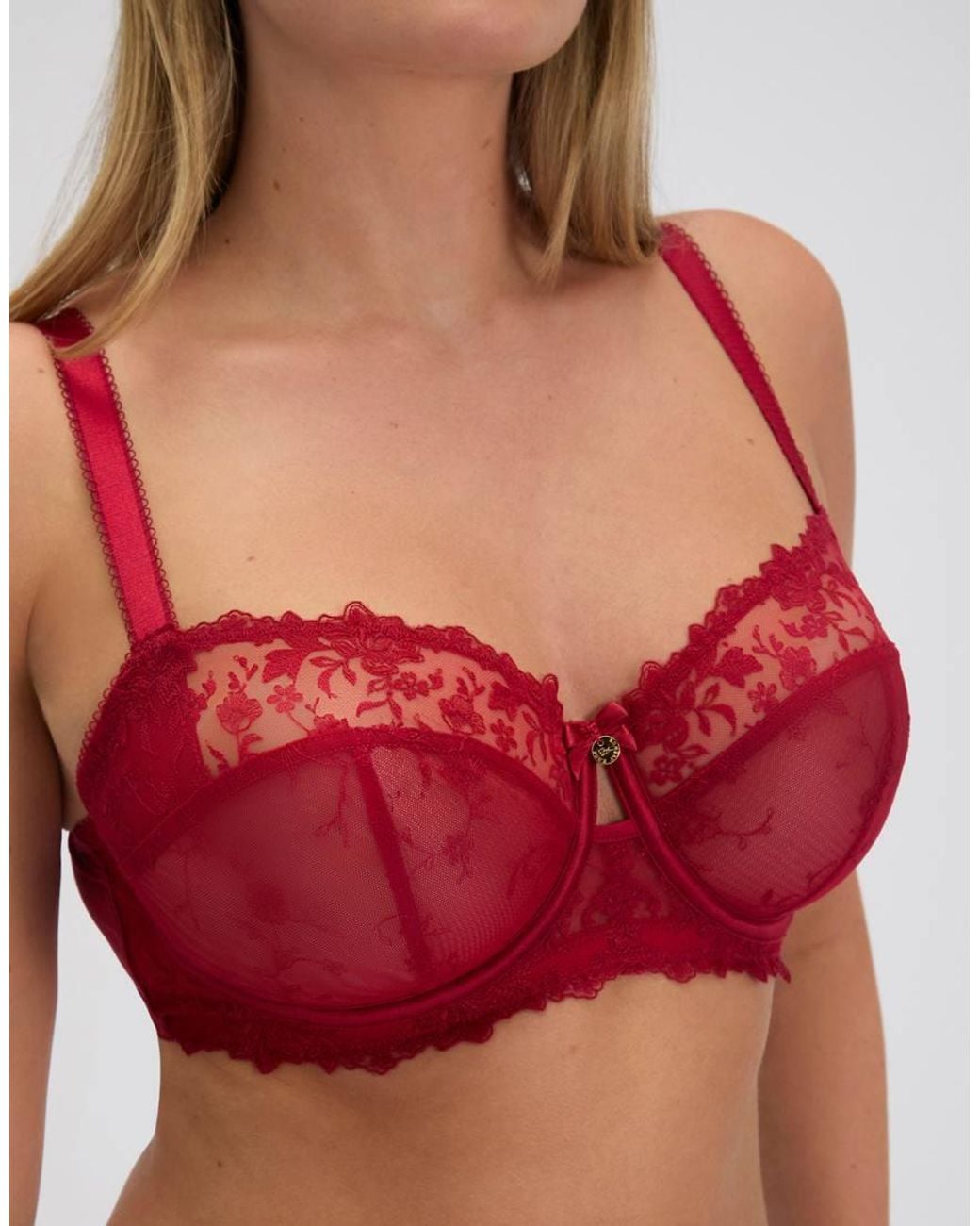 Boux Avenue Georgiana Embroidered Balconette Bra Underwired Lingerie