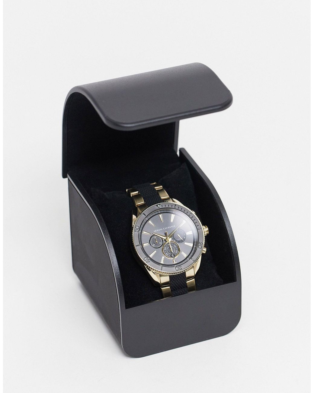 reloj armani exchange negro