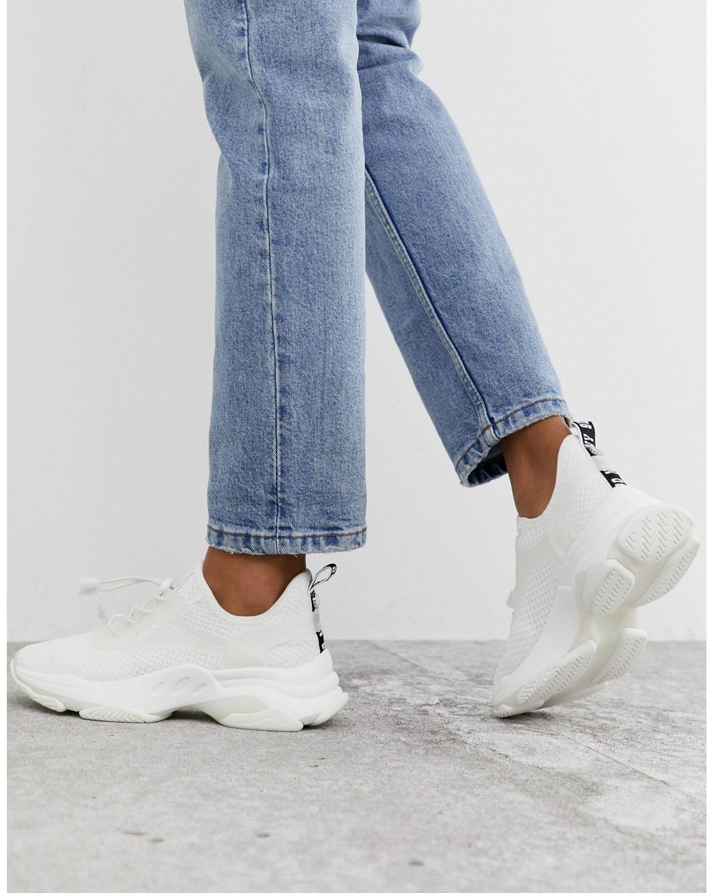 Steve Madden Match White Chunky Trainers Online Sale, UP TO 50% OFF