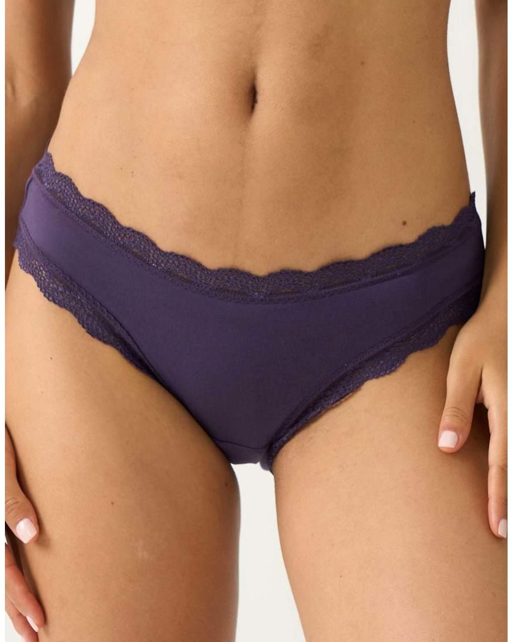 Stripe & Stare Blue Original Knicker Four Pack