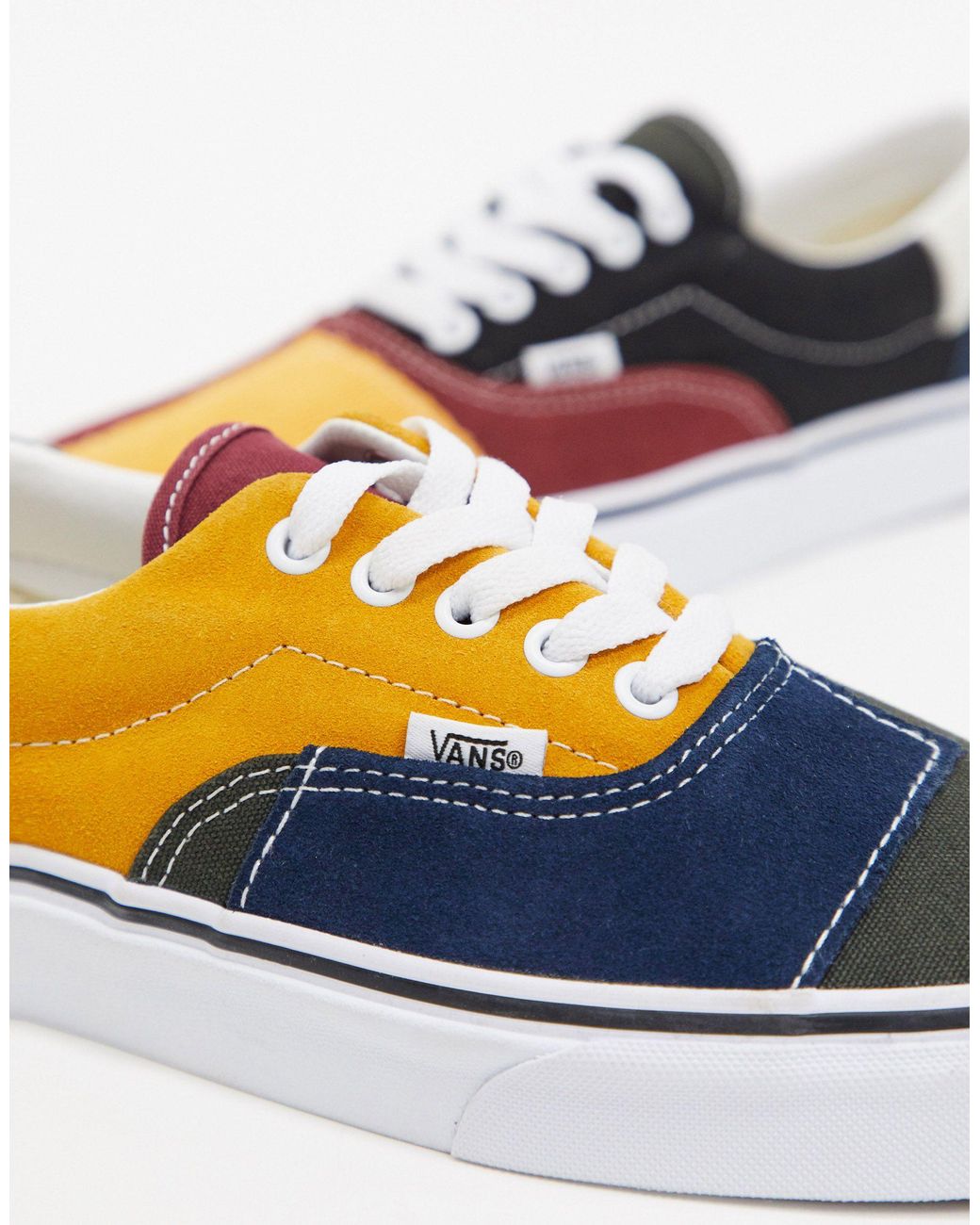 Vans Canvas Patchwork Era Sneakers in Blue for Men - Save 15% - Lyst