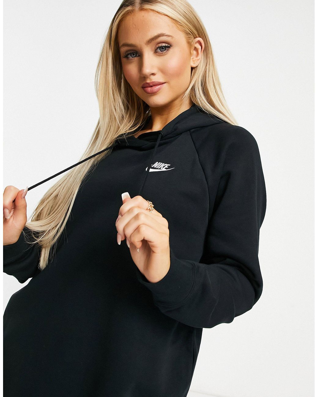 nike essential overhead hoodie dress