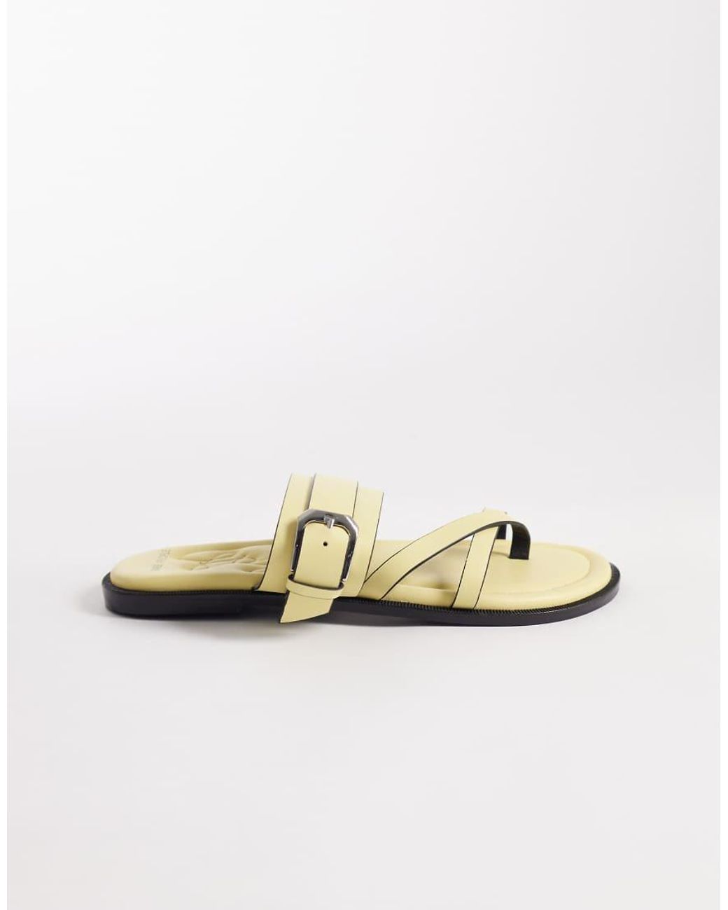 Free People Natural Belted Cross Strap Sandal