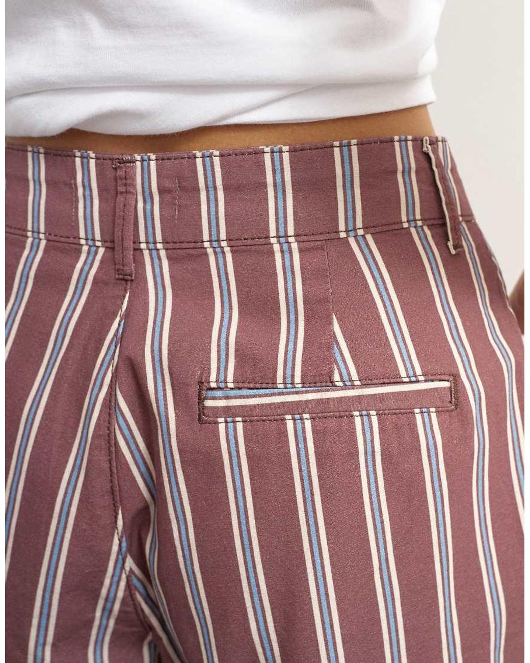 TOPSHOP Red Longline Bermuda Short