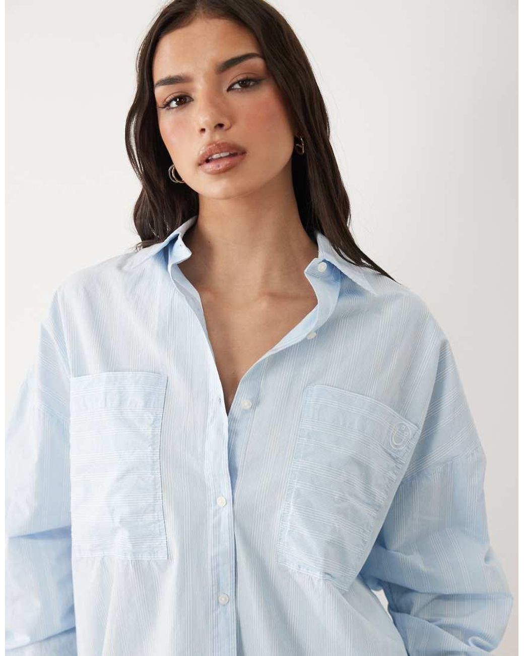 HUGO Blue Hugo Edafnena Stripe Shirt