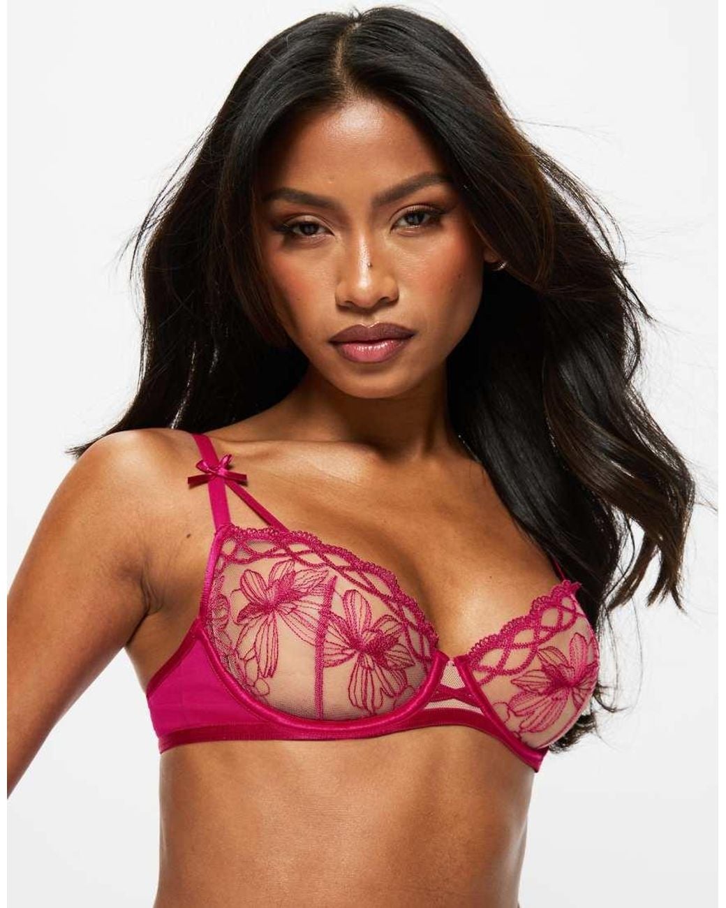 Ann Summers Pink Make You Mine Non Padded Balcony Bra