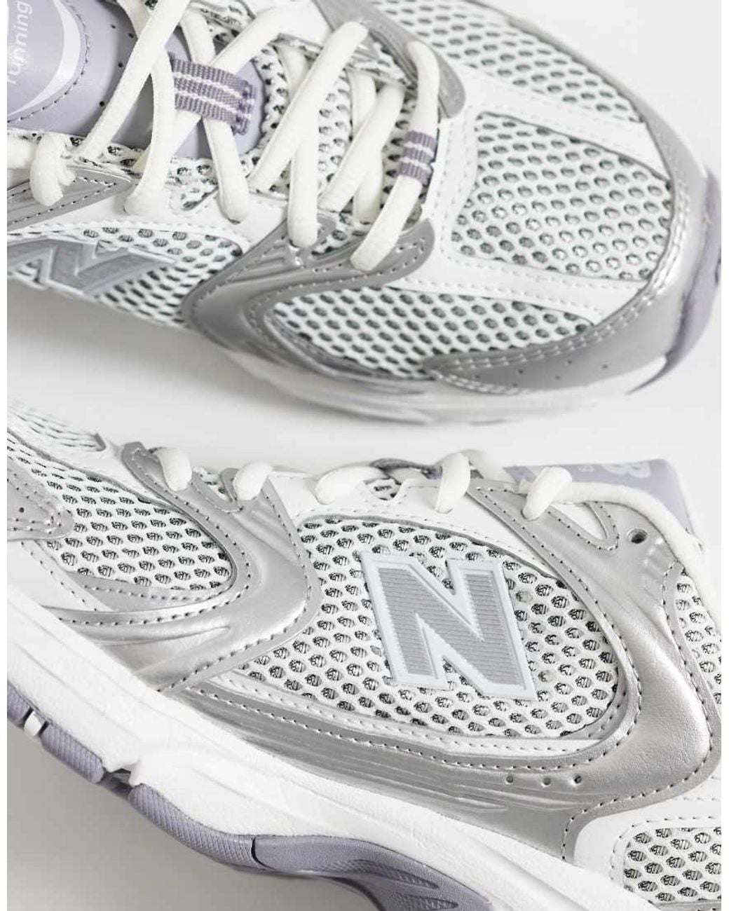 New Balance White 530 Trainers