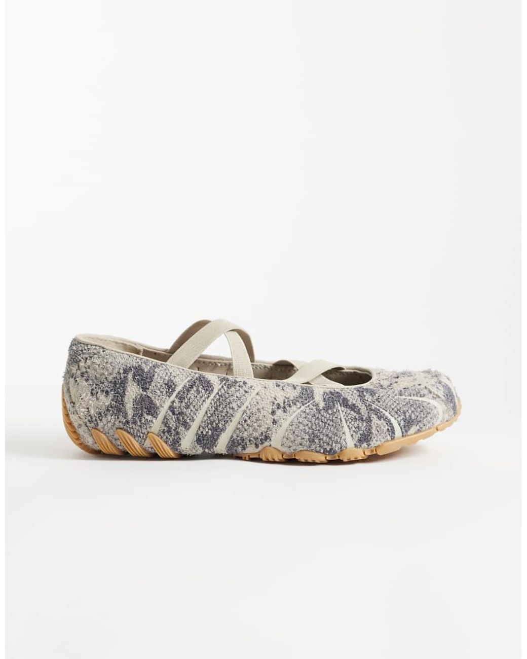 Adidas Originals White Ghostsprint Ballet Flat