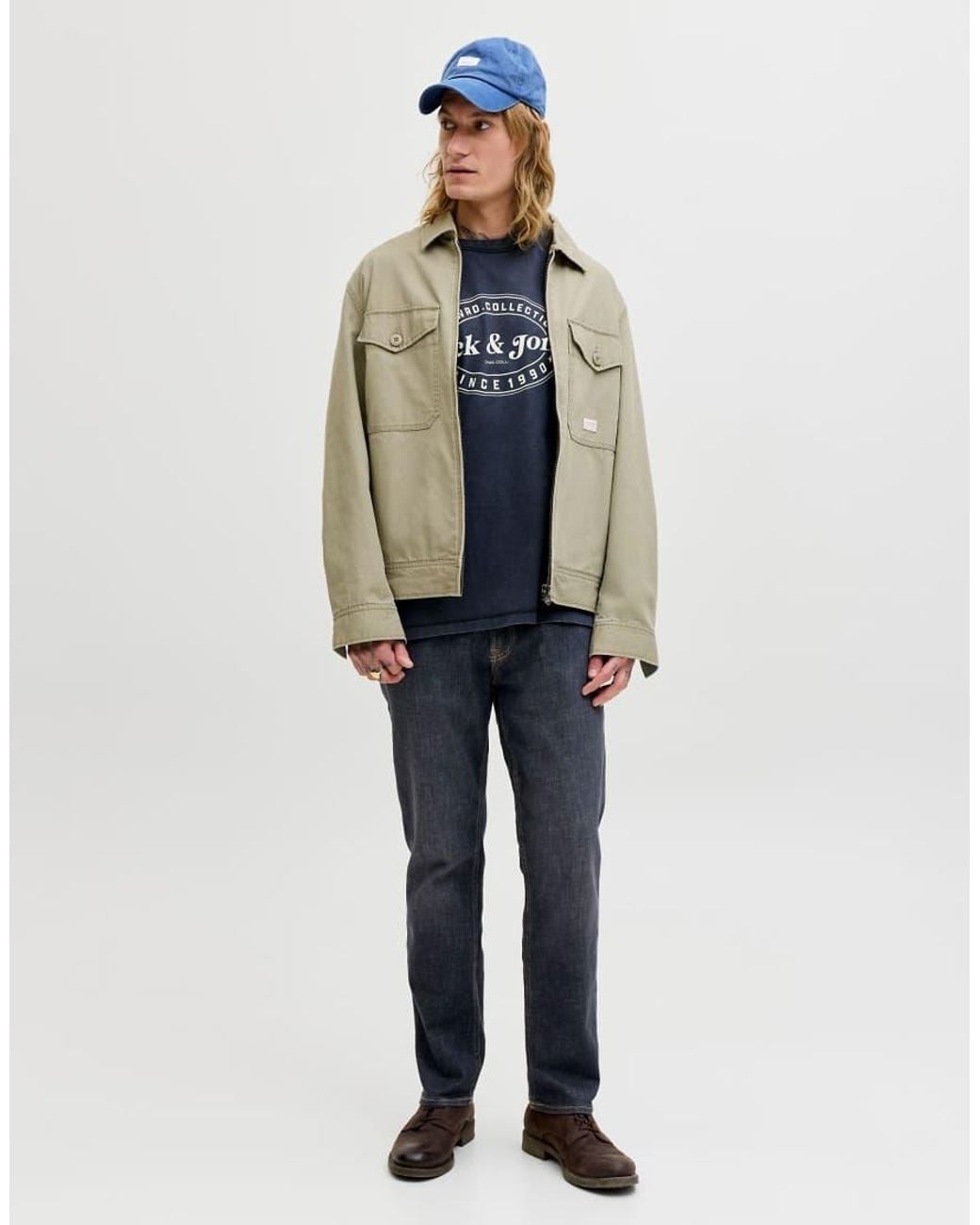 Jack & Jones Blue Regular Fit Jeans for men