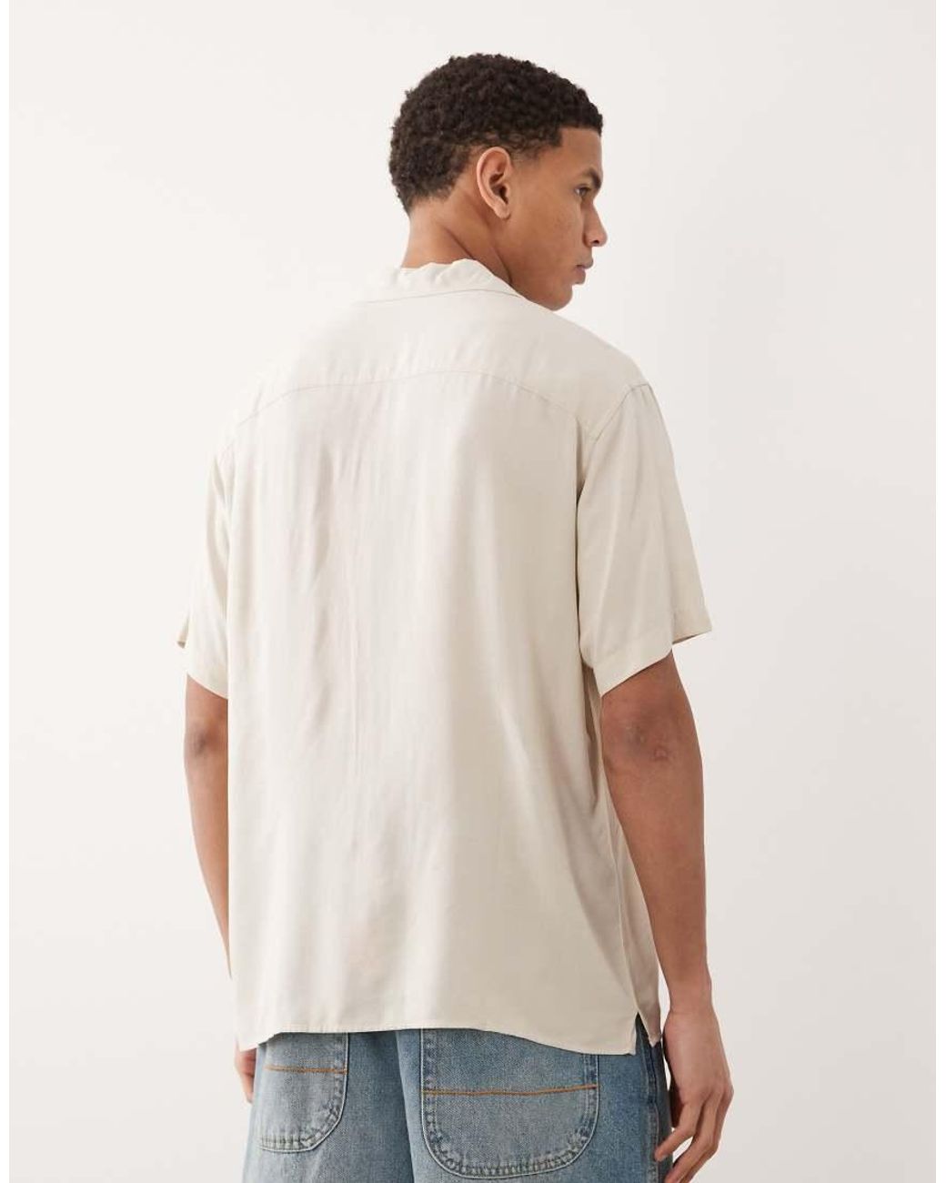 Jack & Jones Natural Viscose Shirt for men